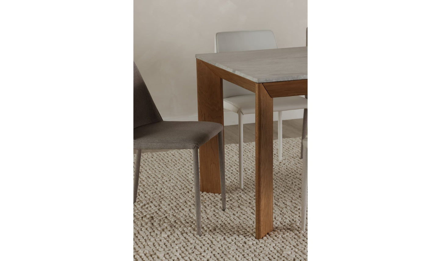 Moe's ANGLE MARBLE DINING RECTANGULAR TABLE