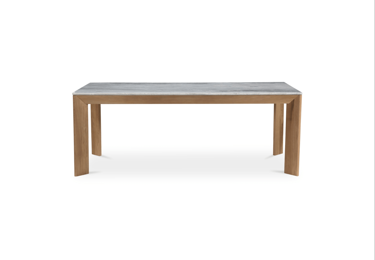 Moe's ANGLE MARBLE DINING RECTANGULAR TABLE