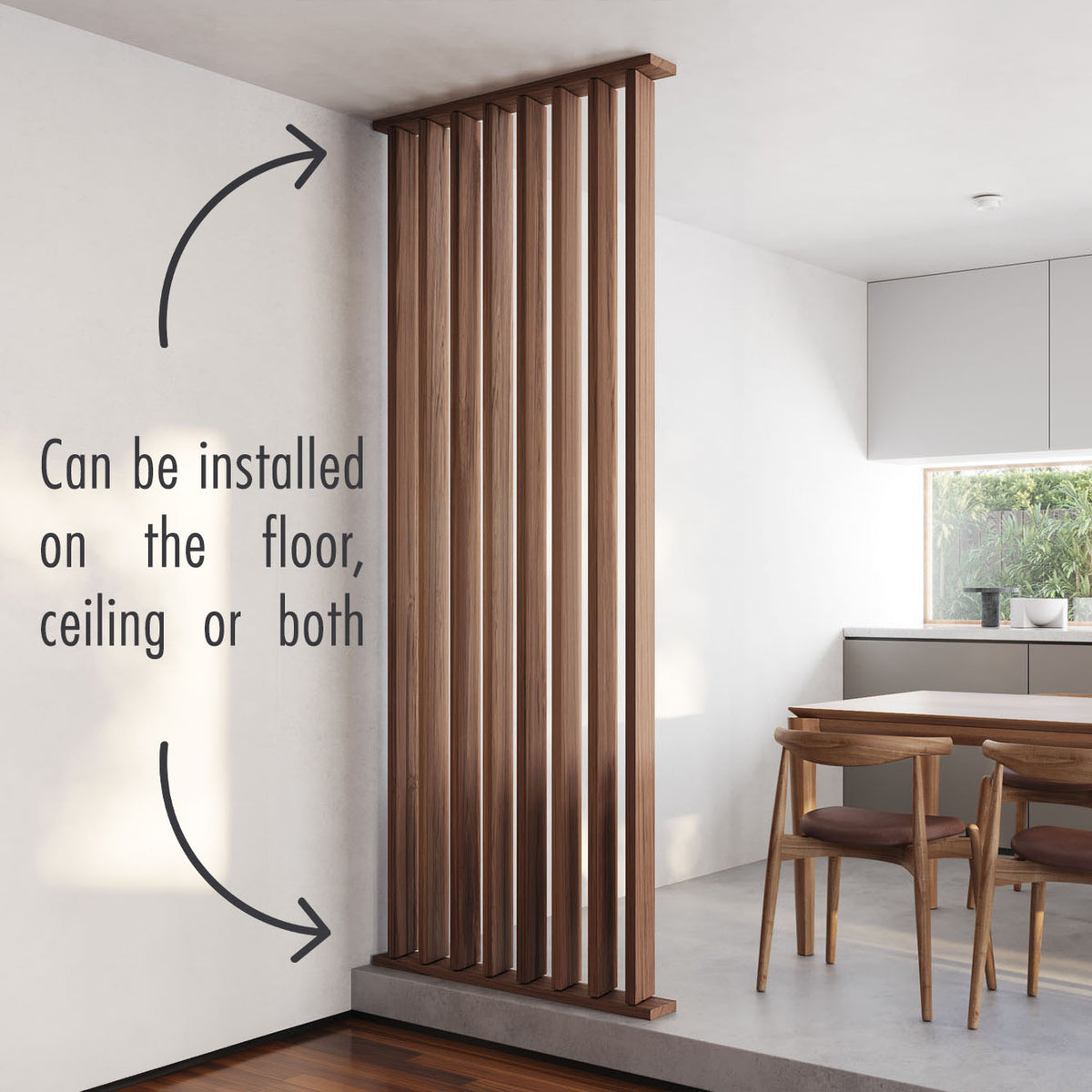 Room Divider Floor/Ceiling Base.