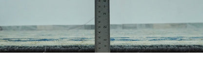 The Rug Decor Area Rug Antique design Gray, Olive and Blue Traditional Hand Knotted Custom Made wool Rug Antique design Gray, Olive and Blue Traditional Hand Knotted Custom Made wool Rug