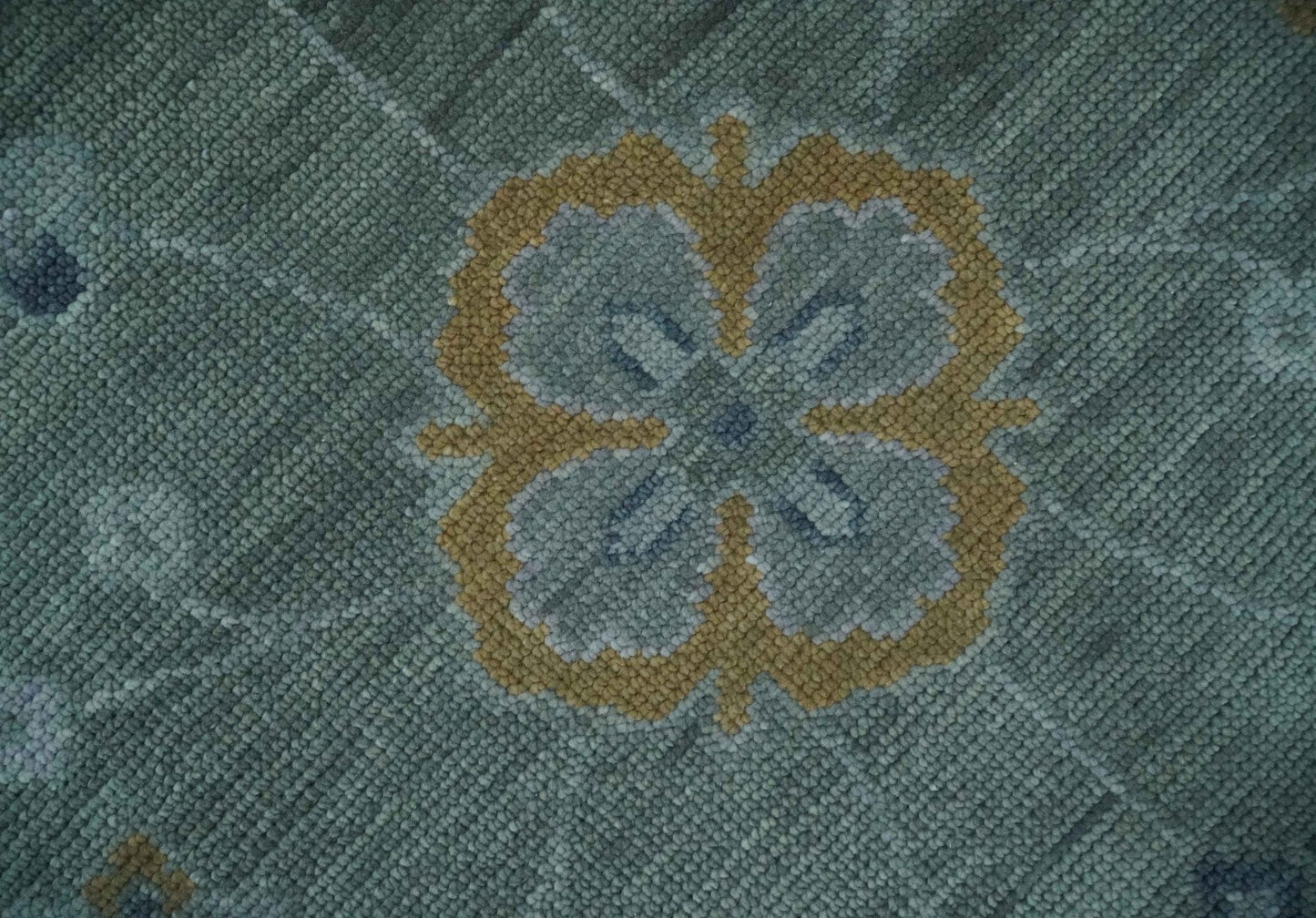 The Rug Decor Area Rug Antique Finish Gray Hand knotted Traditional Oushak Custom Made wool Area Rug Antique Finish Gray Hand knotted Traditional Oushak Custom Made wool Area Rug