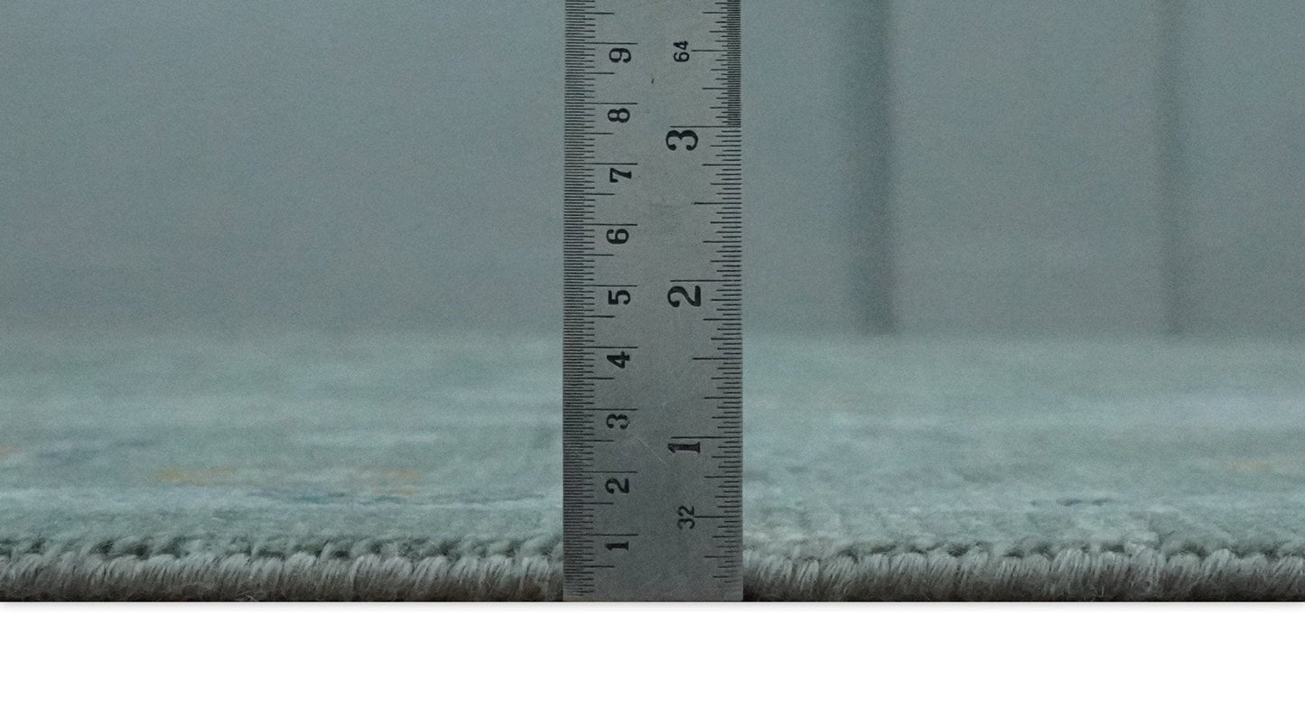 The Rug Decor Area Rug Antique Finish Gray Hand knotted Traditional Oushak Custom Made wool Area Rug Antique Finish Gray Hand knotted Traditional Oushak Custom Made wool Area Rug