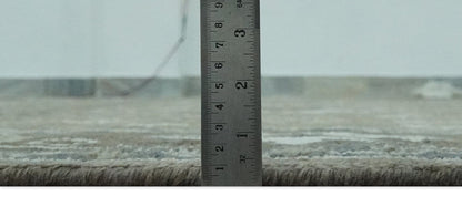 The Rug Decor Area Rug Antique look Grayish-Green and Ivory Hand Knotted Traditional Heriz Custom Made wool Area Rug Antique look Grayish-Green and Ivory Hand Knotted Traditional Heriz Custom Made wool Area Rug