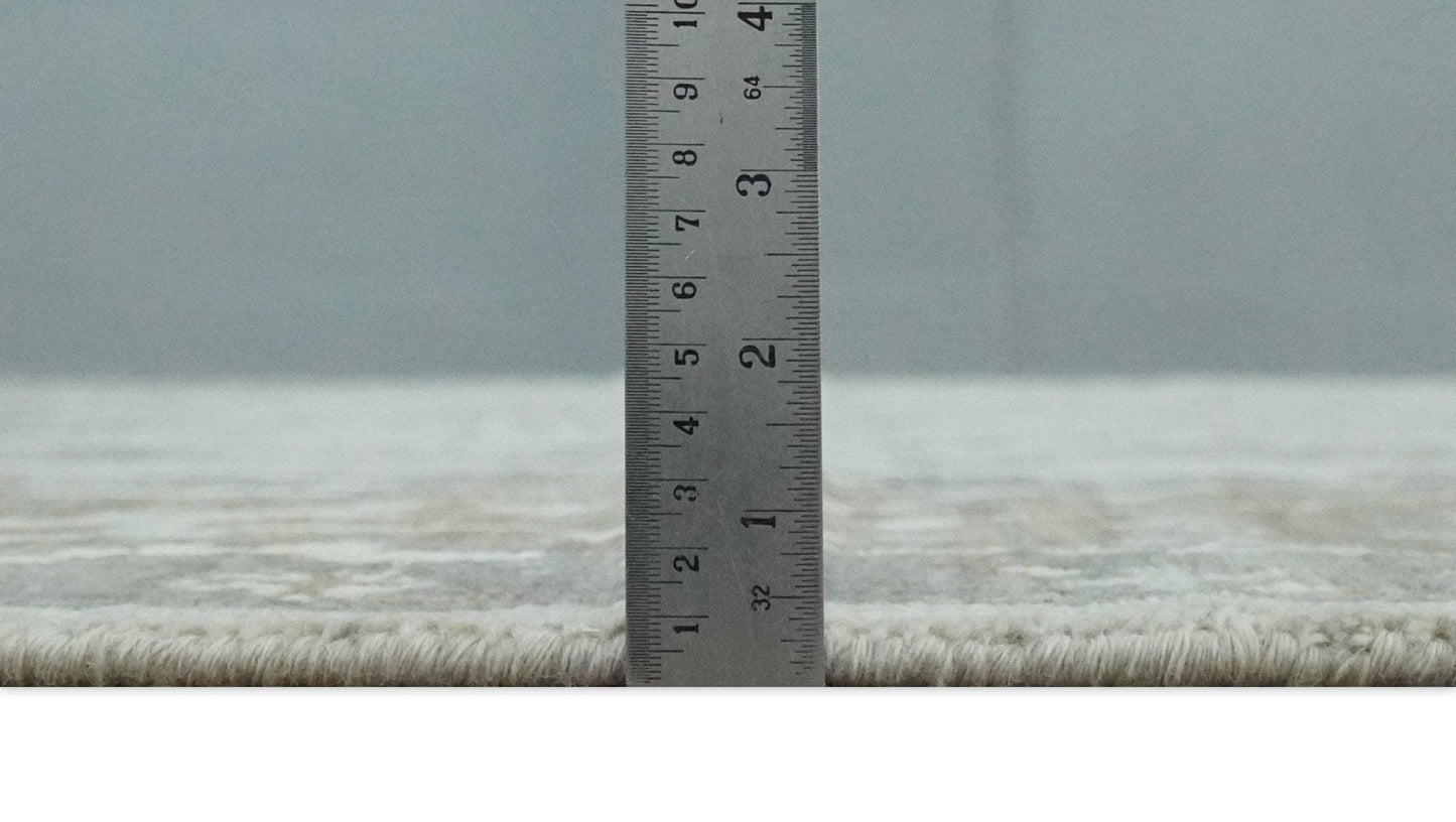 The Rug Decor Area Rug Antique Style Custom Made Traditional Silver and Brown Oriental Oushak Wool Area Rug Antique Style Custom Made Traditional Silver and Brown Oriental Oushak Wool Area Rug