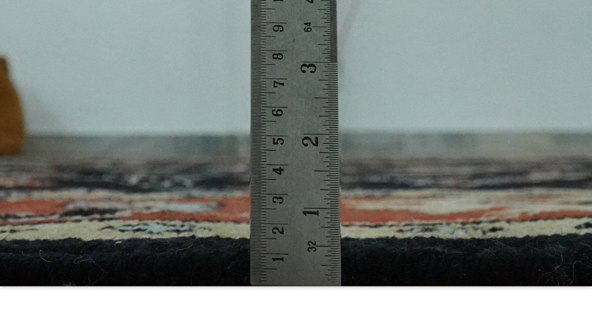 The Rug Decor Area Rug Black, Rust and Beige Traditional Oriental Hand Knotted Custom Made Wool Area Rug Black, Rust and Beige Traditional Oriental Hand Knotted Custom Made Wool Area Rug