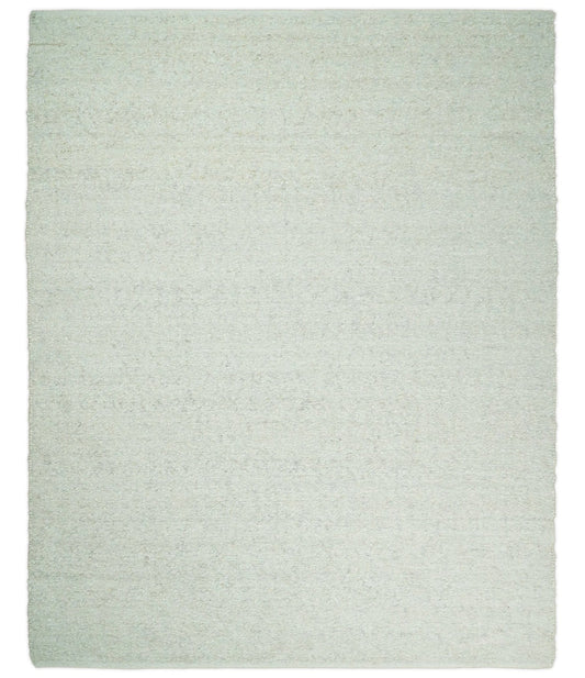 The Rug Decor Area Rug 8x10 Chunky Soft Flatweave Solid White Handwoven Area Rug Chunky Soft Flatweave Solid White Handwoven Area Rug