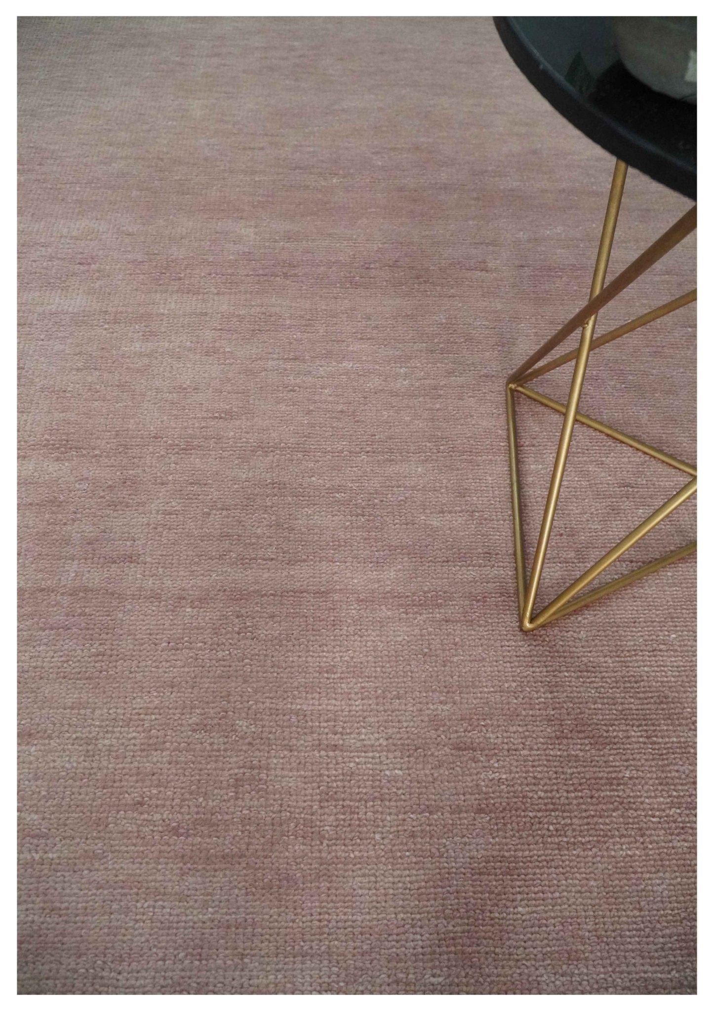 The Rug Decor Area Rug Contemporary Custom Made Modern Solid Peach Hand knotted Wool Area Rug Contemporary Custom Made Modern Solid Peach Hand knotted Wool Area Rug