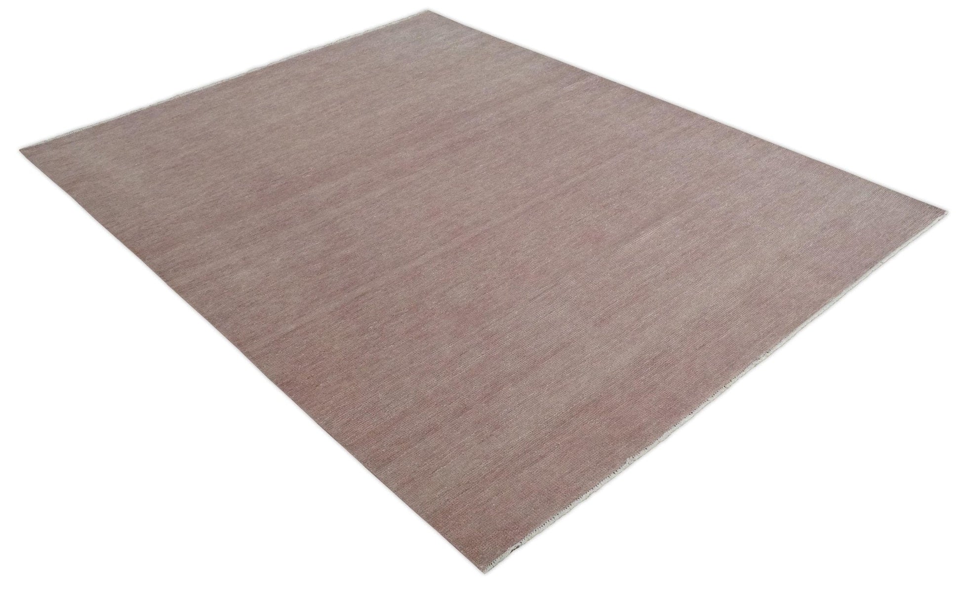 The Rug Decor Area Rug Contemporary Custom Made Modern Solid Peach Hand knotted Wool Area Rug Contemporary Custom Made Modern Solid Peach Hand knotted Wool Area Rug