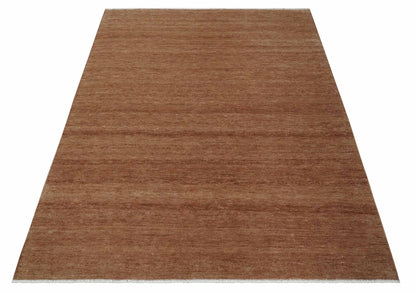 The Rug Decor Area Rug Contemporary Solid Brick Red Hand knotted Custom Made wool Area Rug Contemporary Solid Brick Red Hand knotted Custom Made wool Area Rug