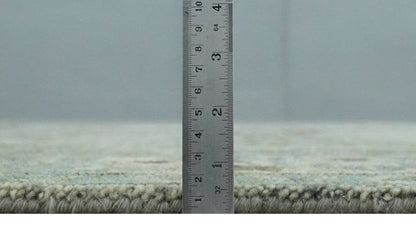 The Rug Decor Area Rug Custom Made Antique Style Green and Silver Hand knotted Traditional Oriental Oushak wool Area Rug Custom Made Antique Style Green and Silver Hand knotted Traditional Oriental Oushak wool Area Rug