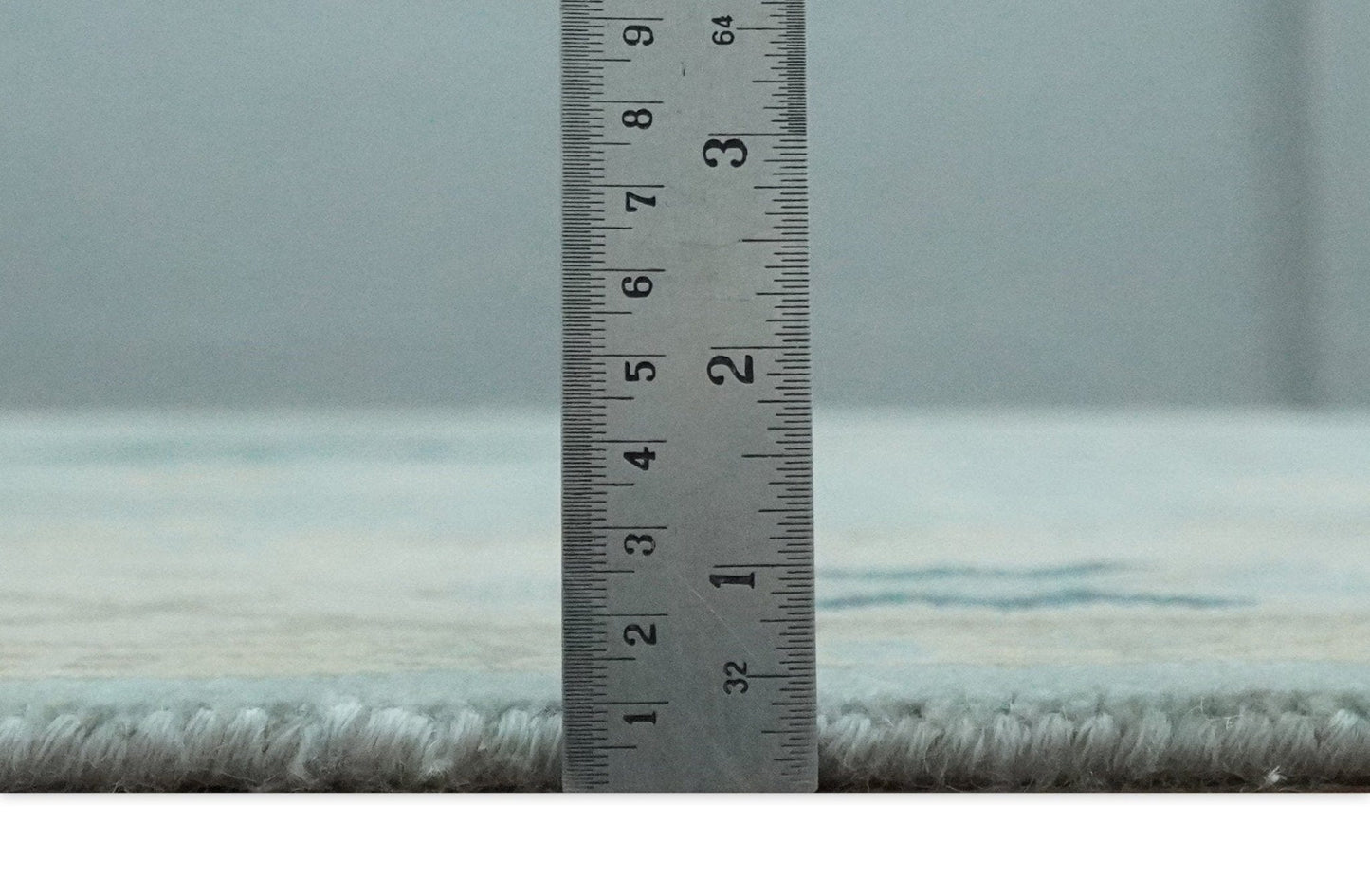 The Rug Decor Area Rug Custom Made Aqua, Ivory and Beige Hand knotted Oriental Oushak wool Area Rug Custom Made Aqua, Ivory and Beige Hand knotted Oriental Oushak wool Area Rug