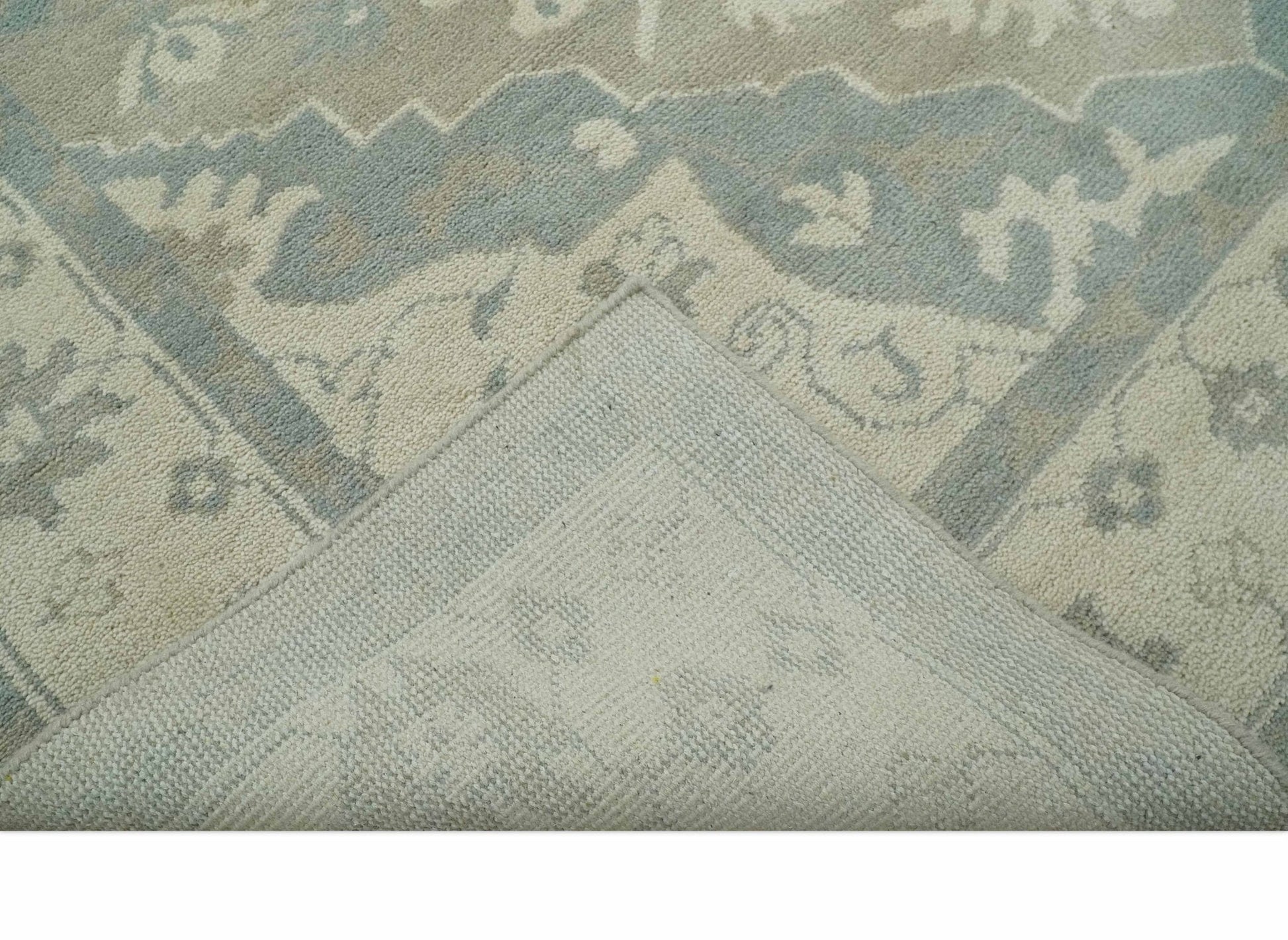 The Rug Decor Area Rug Custom Made Beige and Charcoal Traditional Heriz Medallion Hand Knotted wool Area Rug Custom Made Beige and Charcoal Traditional Heriz Medallion Hand Knotted wool Area Rug