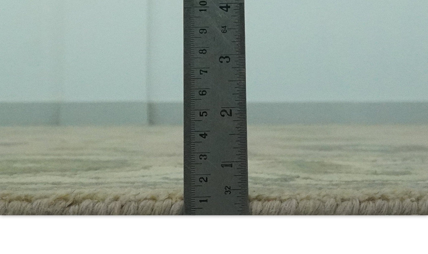 The Rug Decor Area Rug Custom Made Beige and Green Hand Knotted Traditional Oriental Oushak wool area rug Custom Made Beige and Green Hand Knotted Traditional Oriental Oushak wool area rug