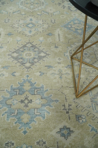 The Rug Decor Area Rug Custom Made Beige and Ivory Hand knotted Traditional Oushak wool Area Rug Custom Made Beige and Ivory Hand knotted Traditional Oushak wool Area Rug