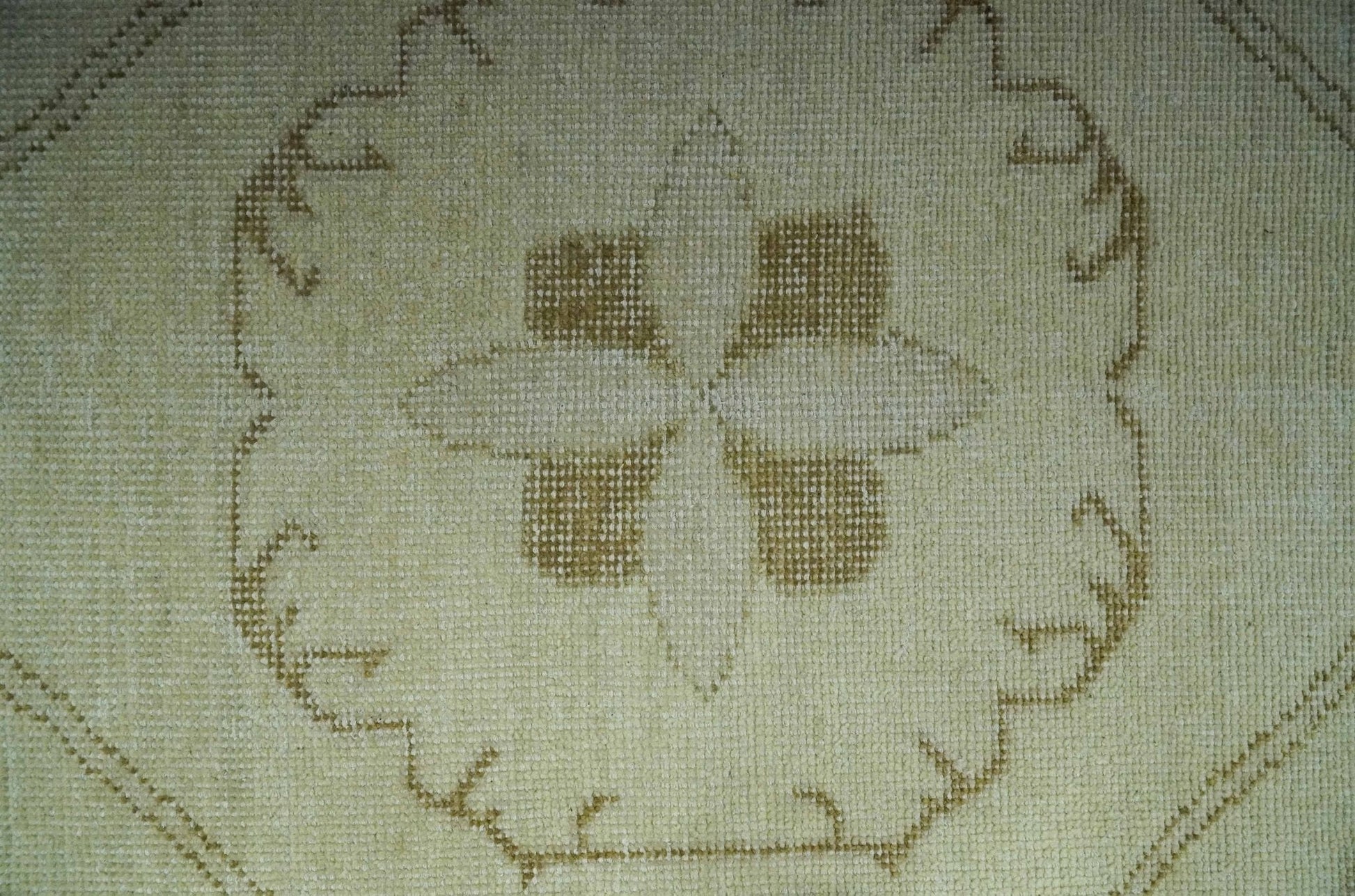 The Rug Decor Area Rug Custom Made Beige and Olive Hand Knotted Traditional wool area rug Custom Made Beige and Olive Hand Knotted Traditional wool area rug