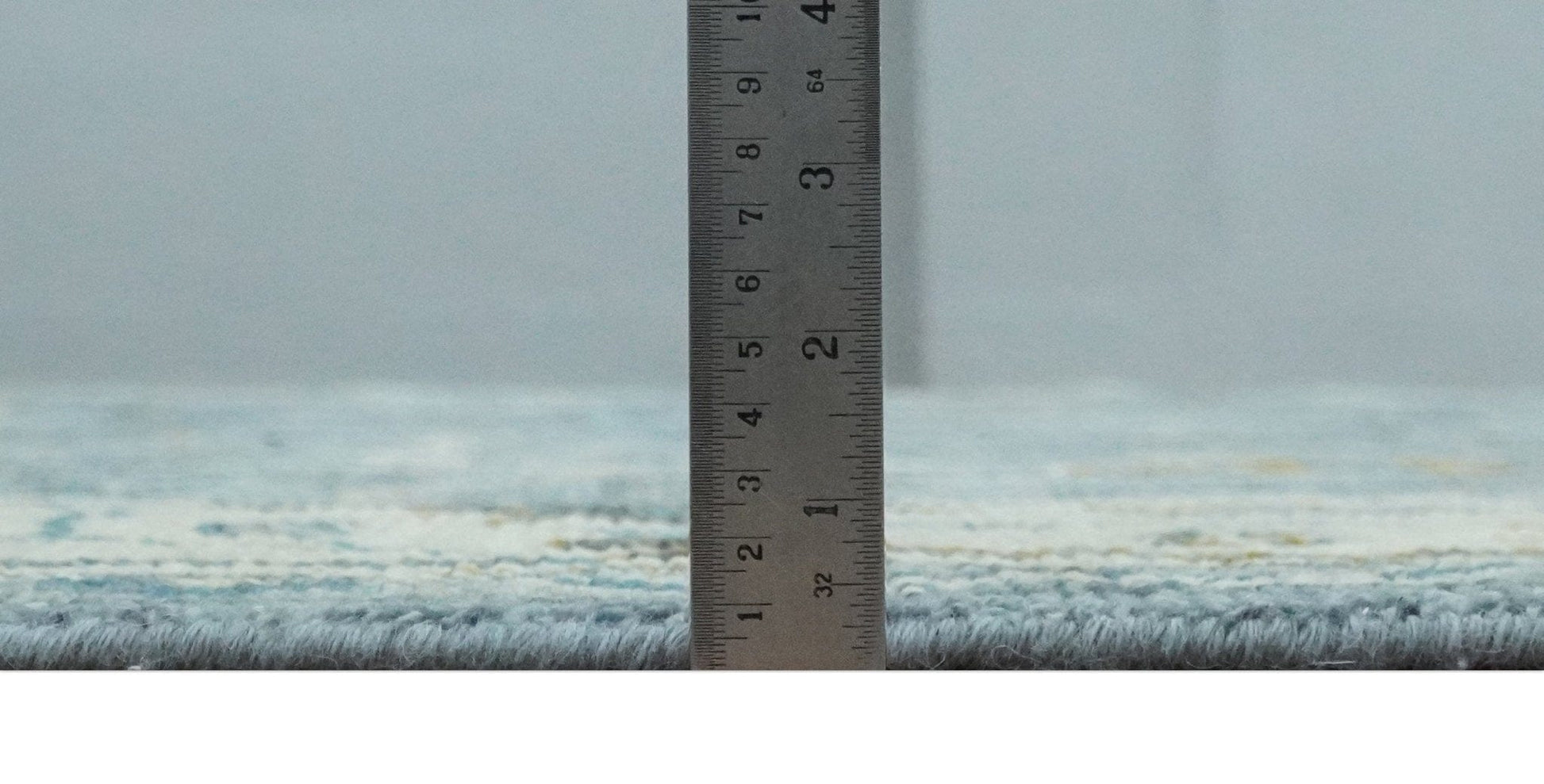 The Rug Decor Area Rug Custom Made Blue and Ivory Antique Style Hand knotted Oriental Oushak wool Area Rug Custom Made Blue and Ivory Antique Style Hand knotted Oriental Oushak wool Area Rug