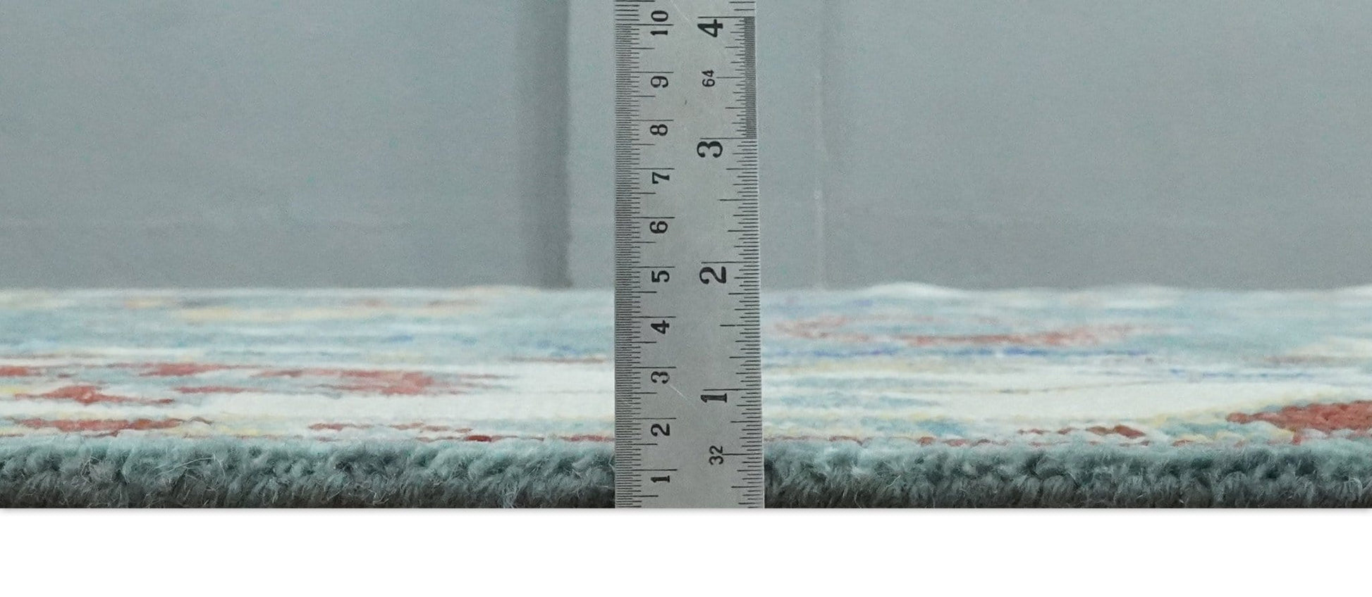 The Rug Decor Area Rug Custom Made Blue and Ivory Colorful Hand knotted Traditional Oushak wool Area Rug Custom Made Blue and Ivory Colorful Hand knotted Traditional Oushak wool Area Rug