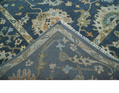 The Rug Decor Area Rug Custom Made Blue, Beige and Green Multi size Hand knotted Traditional Oushak Wool Area Rug Custom Made Blue, Beige and Green Multi size Hand knotted Traditional Oushak Wool Area Rug