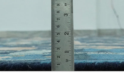 The Rug Decor Area Rug Custom Made Blue, Camel and Ivory Traditional Oriental Oushak wool Area Rug Custom Made Blue, Camel and Ivory Traditional Oriental Oushak wool Area Rug