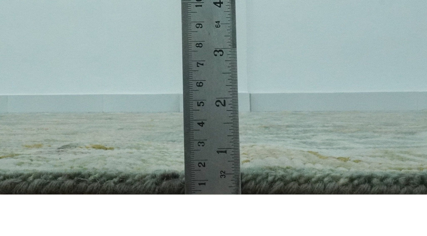 The Rug Decor Area Rug Custom Made Gray, Silver and Green Hand Knotted Traditional Large Design wool area rug Custom Made Gray, Silver and Green Hand Knotted Traditional Large Design wool area rug