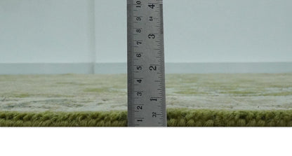 The Rug Decor Area Rug Custom Made Green and Ivory Traditional Dragon Oushak Design Hand knotted wool rug Custom Made Green and Ivory Traditional Dragon Oushak Design Hand knotted wool rug