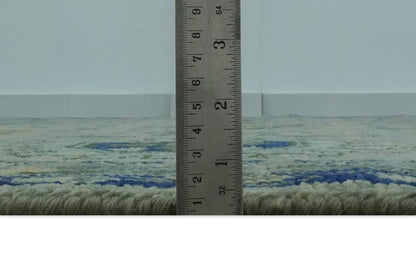 The Rug Decor Area Rug Custom Made Green, Grey and Mustard Hand Knotted Traditional Oushak wool area rug Custom Made Green, Grey and Mustard Hand Knotted Traditional Oushak wool area rug