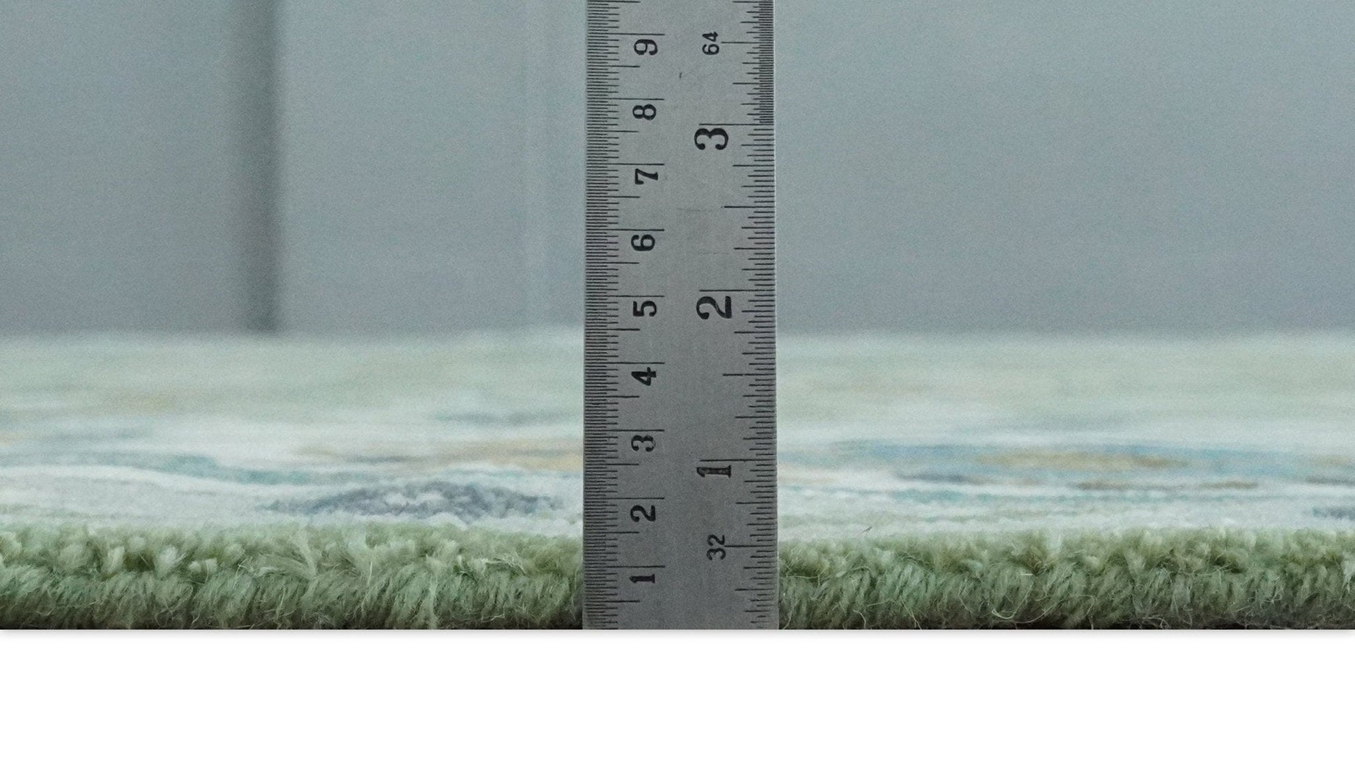 The Rug Decor Area Rug Custom Made Green, Ivory and Silver Traditional Turkish Hand Knotted Wool Rug Custom Made Green, Ivory and Silver Traditional Turkish Hand Knotted Wool Rug