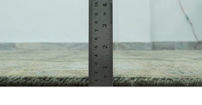 The Rug Decor Area Rug Custom Made Green, Silver and Olive Hand knotted Traditional Oushak Wool Area Rug Custom Made Green, Silver and Olive Hand knotted Traditional Oushak Wool Area Rug