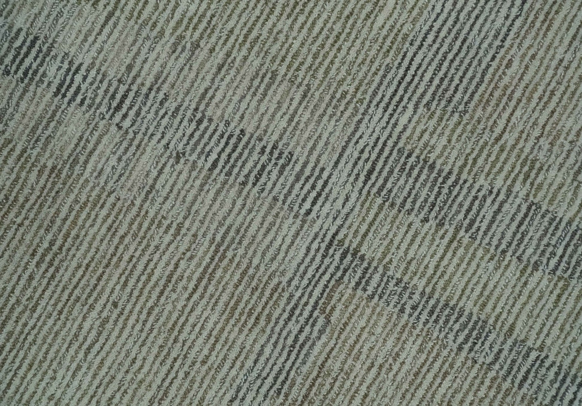 The Rug Decor Area Rug Custom Made Hand Tufted Ivory, Olive and Charcoal Modern Abstract Stripes Design Rug Custom Made Hand Tufted Ivory, Olive and Charcoal Modern Abstract Stripes Design Rug