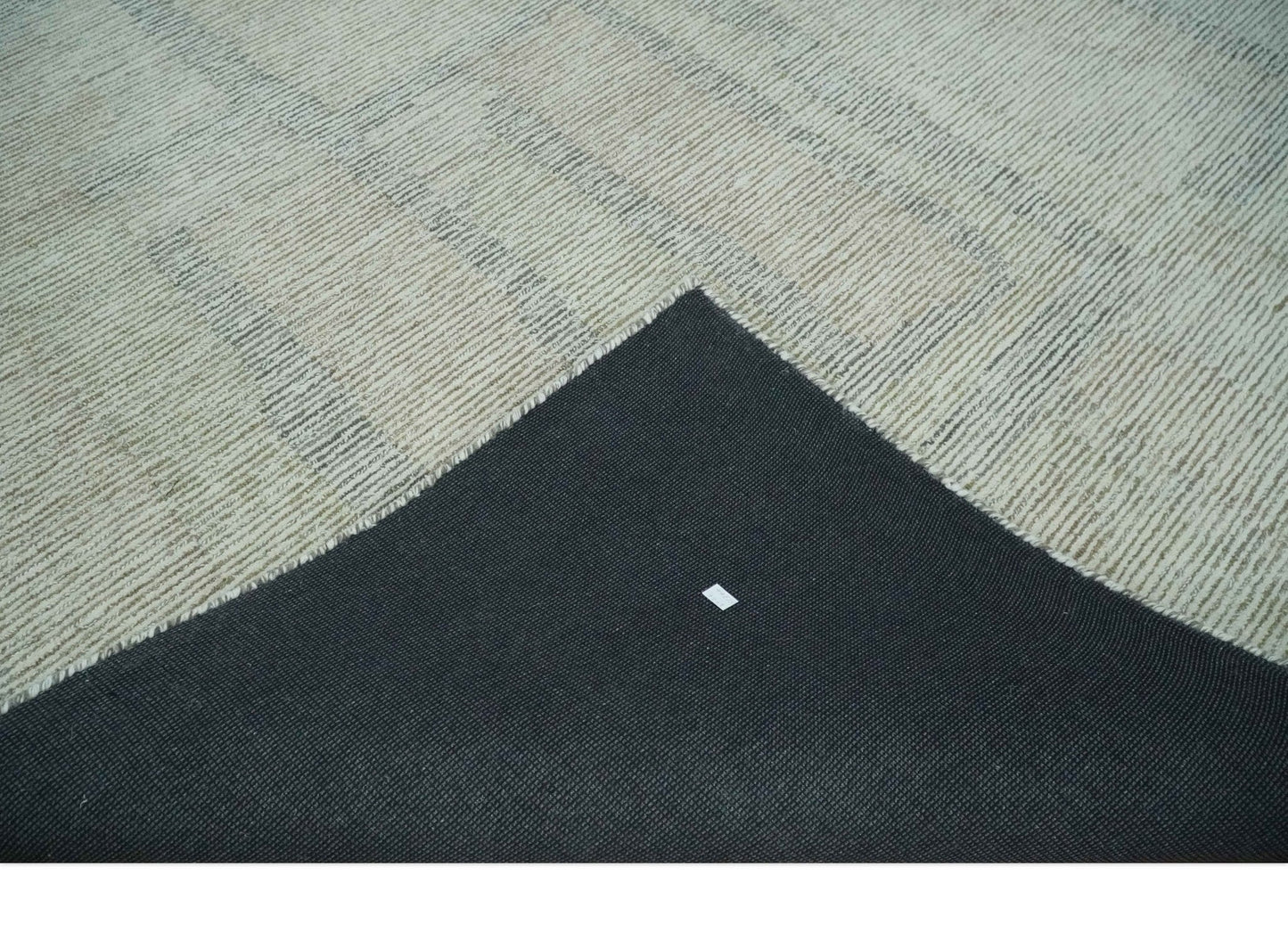 The Rug Decor Area Rug Custom Made Hand Tufted Ivory, Olive and Charcoal Modern Abstract Stripes Design Rug Custom Made Hand Tufted Ivory, Olive and Charcoal Modern Abstract Stripes Design Rug