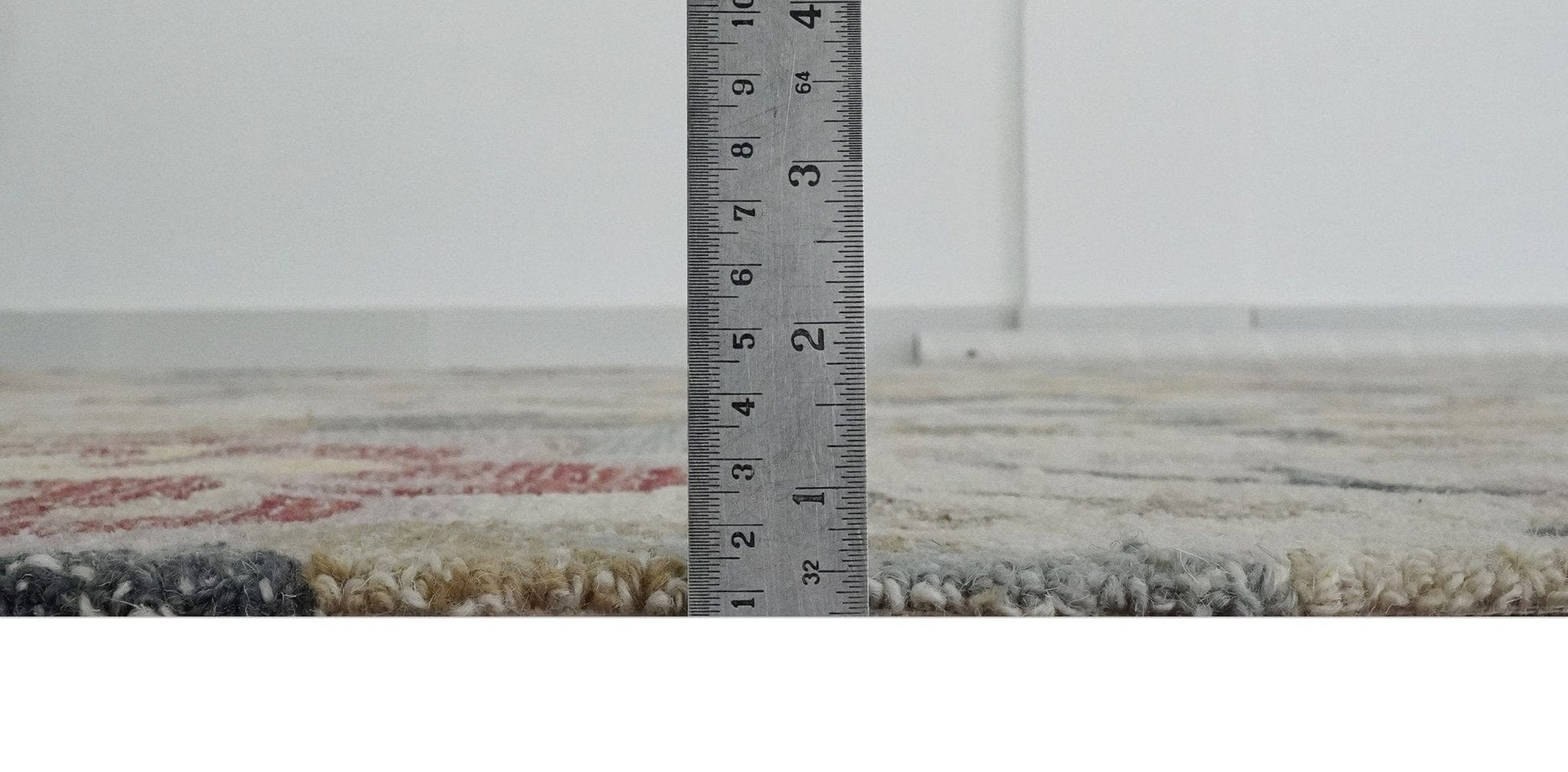 The Rug Decor Area Rug Custom Made Ivory, Charcoal and Olive Floral Design Colorful Hand Tufted wool rug Custom Made Ivory, Charcoal and Olive Floral Design Colorful Hand Tufted wool rug