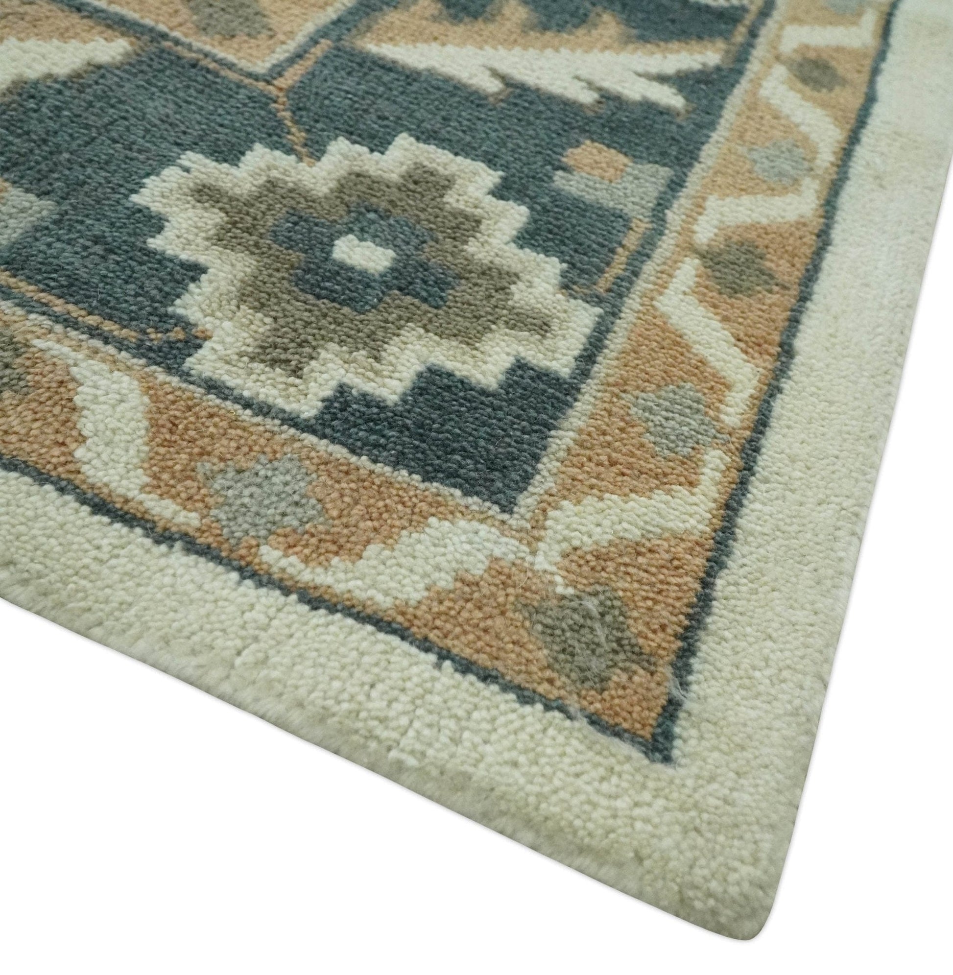 The Rug Decor Area Rug Custom Made Ivory, Gray, Camel and Charcoal Traditional Multi Size Wool Area Rug Custom Made Ivory, Gray, Camel and Charcoal Traditional Multi Size Wool Area Rug