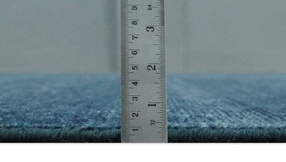 The Rug Decor Area Rug Custom Made Midnight blue Solid Hand knotted Modern wool Area Rug Custom Made Midnight blue Solid Hand knotted Modern wool Area Rug