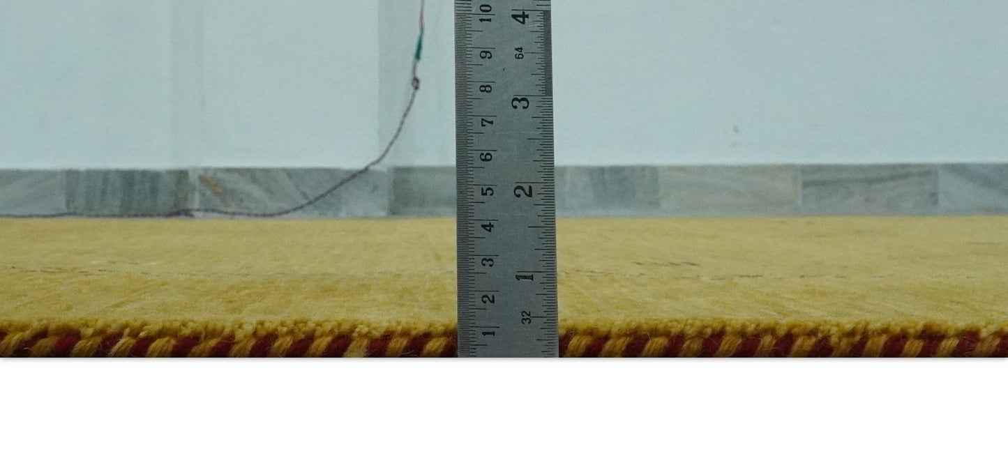 The Rug Decor Area Rug Custom Made Mustard Modern Tribal Design Wool Area Rug Custom Made Mustard Modern Tribal Design Wool Area Rug