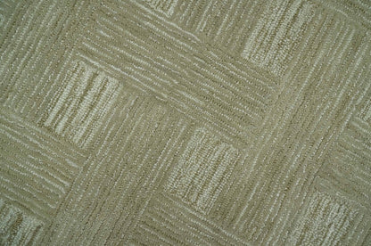 The Rug Decor Area Rug Custom Made Olive and Ivory Modern Geometrical Hand Tufted wool rug Custom Made Olive and Ivory Modern Geometrical Hand Tufted wool rug