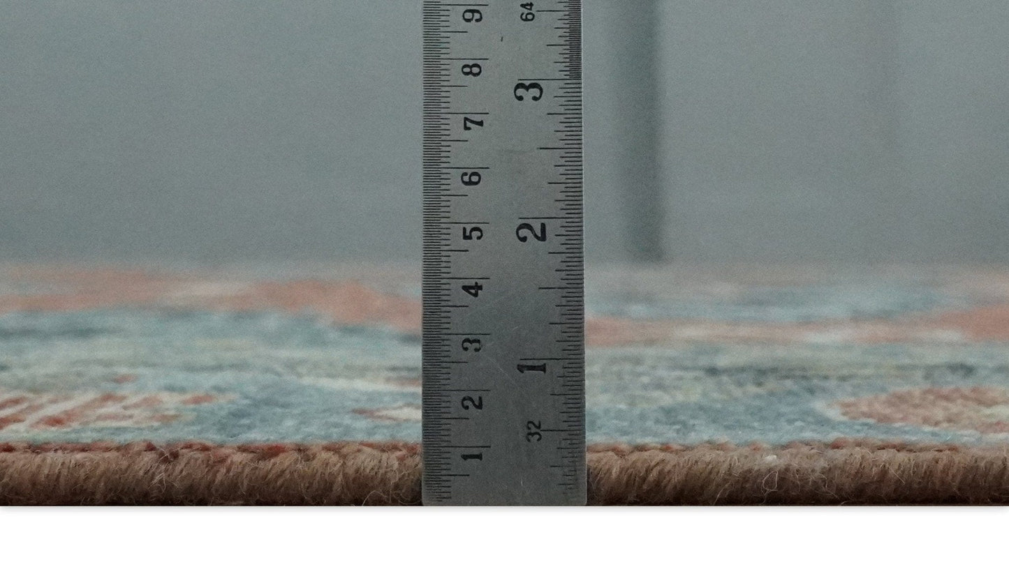 The Rug Decor Area Rug Custom Made Rust and Gray Traditional Hand knotted Multi Size wool Area Rug Custom Made Rust and Gray Traditional Hand knotted Multi Size wool Area Rug