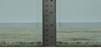 The Rug Decor Area Rug Custom Made Silver and Green Hand Knotted Traditional Oushak wool area rug Custom Made Silver and Green Hand Knotted Traditional Oushak wool area rug