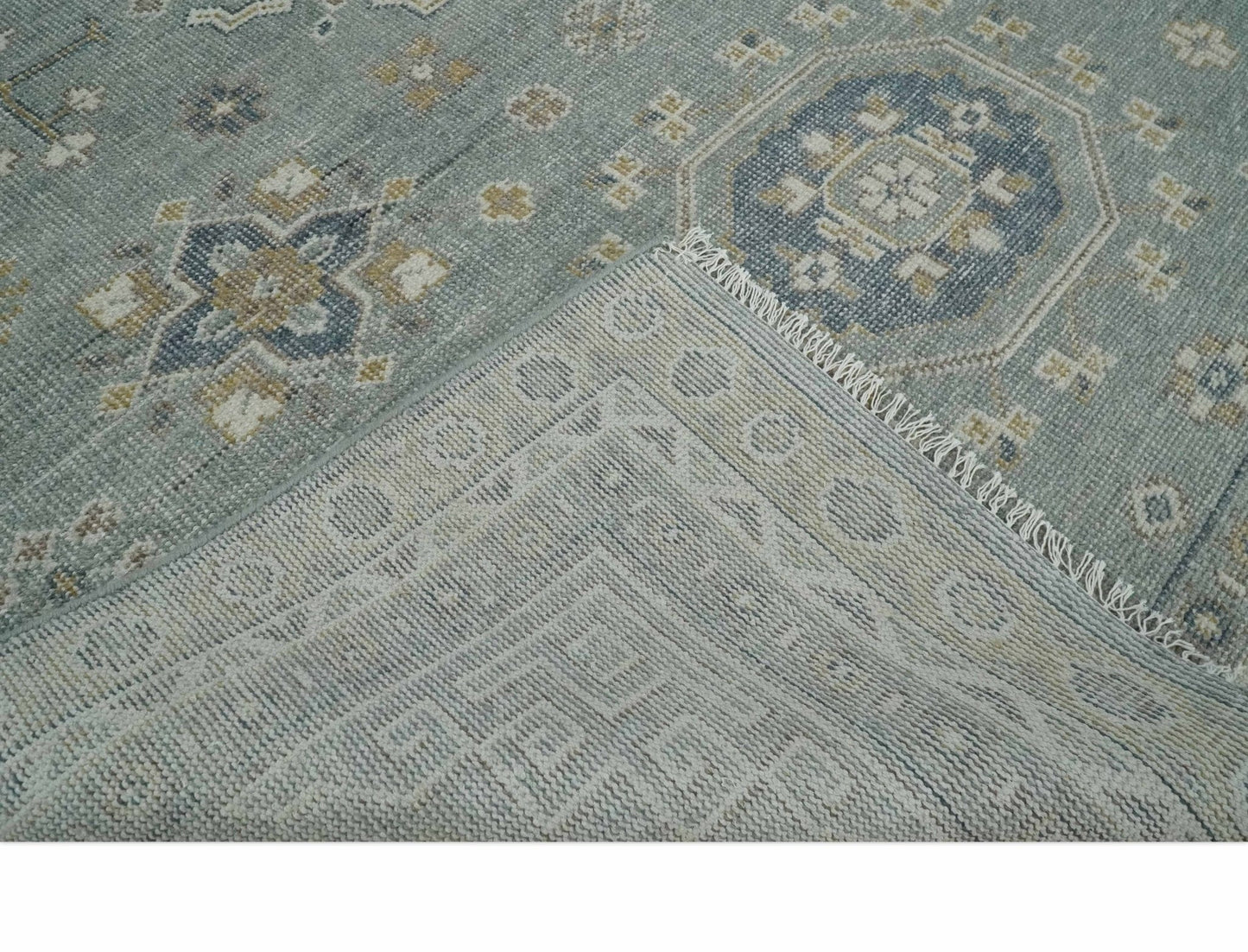 The Rug Decor Area Rug Custom Made Silver, Beige and Charcoal Traditional Hand knotted Mamluk design wool Area Rug Custom Made Silver, Beige and Charcoal Traditional Hand knotted Mamluk design wool Area Rug