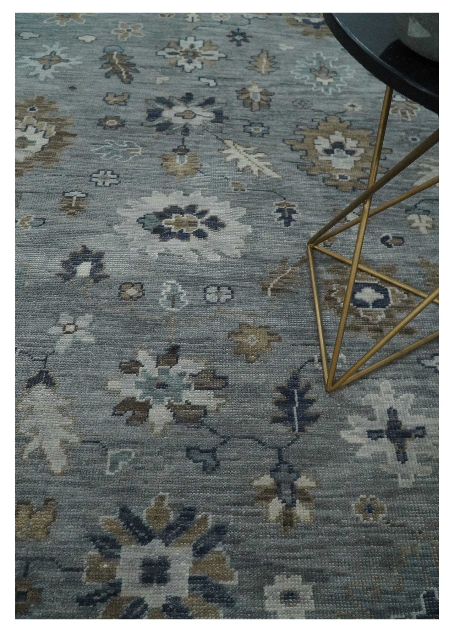 The Rug Decor Area Rug Custom Made Traditional Gray and Brown Multi Size Antique Style Hand knotted Wool Area Rug Custom Made Traditional Gray and Brown Multi Size Antique Style Hand knotted Wool Area Rug