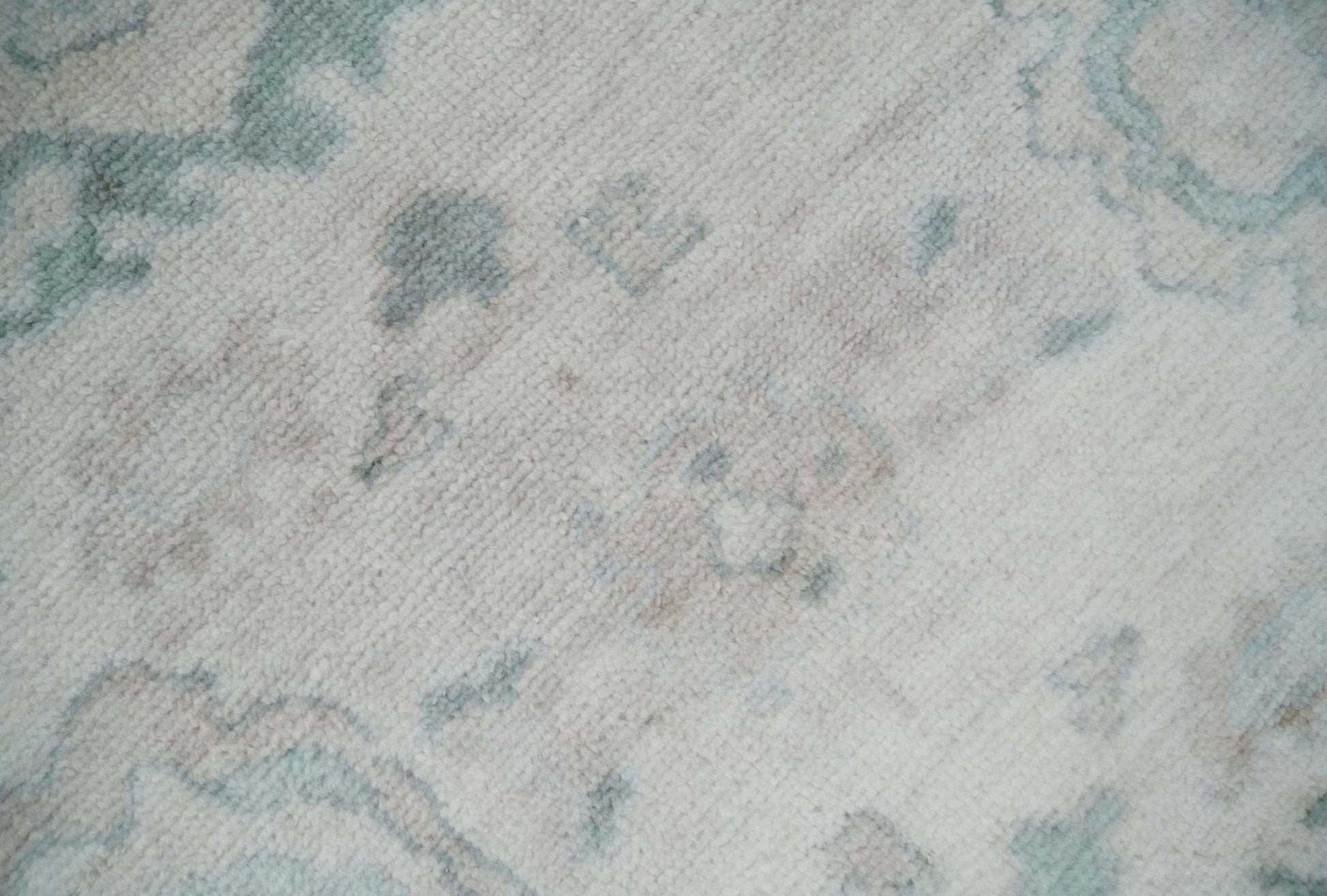 The Rug Decor Area Rug Custom Made Traditional Ivory and Silver Antique Style Oushak Hand knotted Wool Area Rug Custom Made Traditional Ivory and Silver Antique Style Oushak Hand knotted Wool Area Rug