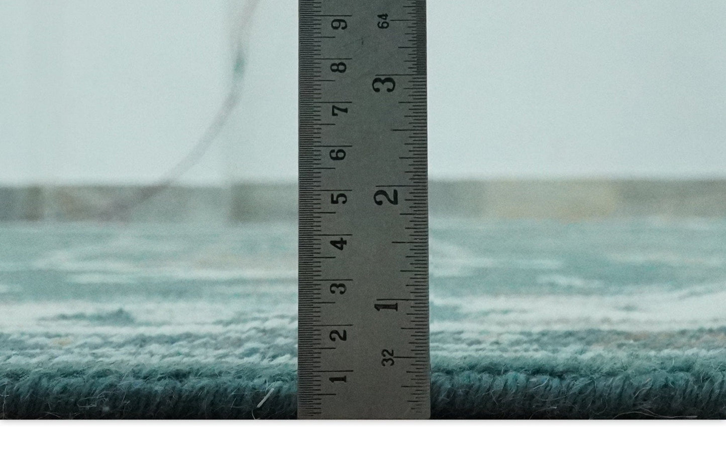 The Rug Decor Area Rug Custom Made Traditional Mamluk Design Teal, Ivory and Brown Hand Knotted wool Area Rug Custom Made Traditional Mamluk Design Teal, Ivory and Brown Hand Knotted wool Area Rug