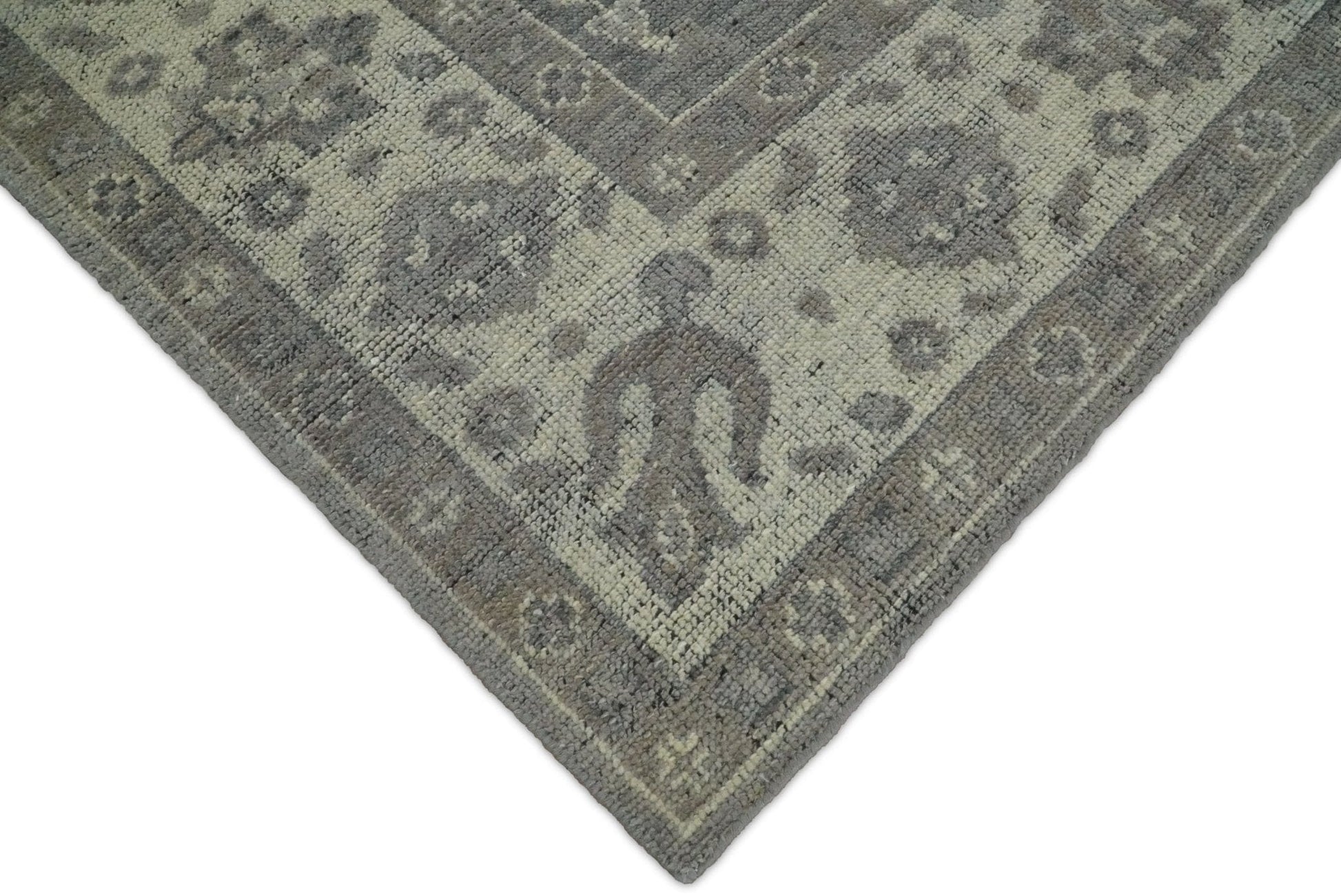 The Rug Decor Area Rug Custom Made Vintage Distressed Hand Knotted Serapi Gray and Beige Traditional Antique Area Rug Custom Made Vintage Distressed Hand Knotted Serapi Gray and Beige Traditional Antique Area Rug