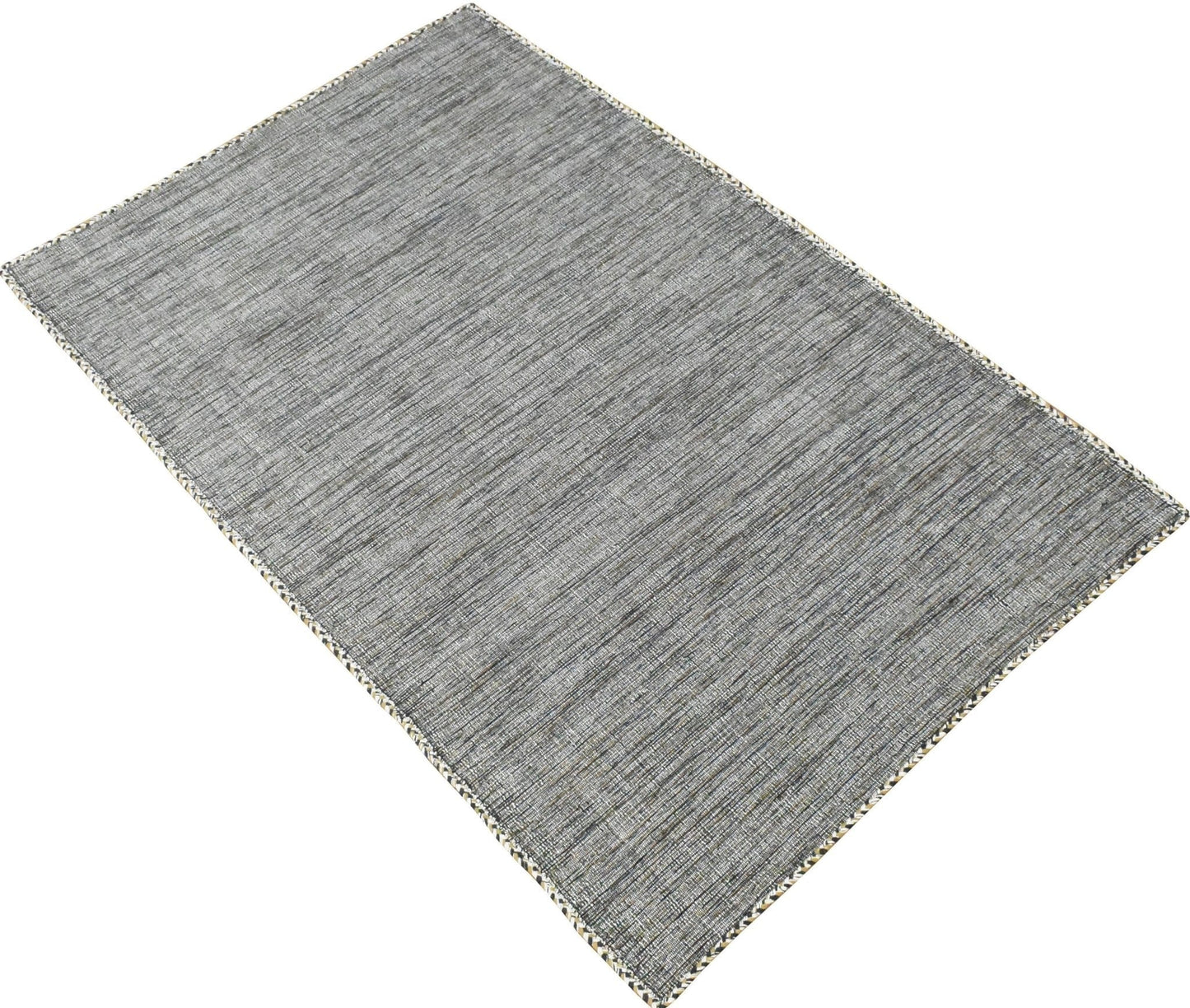 The Rug Decor Area Rug 5x8 Dhurrie Rug, Brown and Beige Plain Rug Dhurrie Rug, Brown and Beige Plain Rug