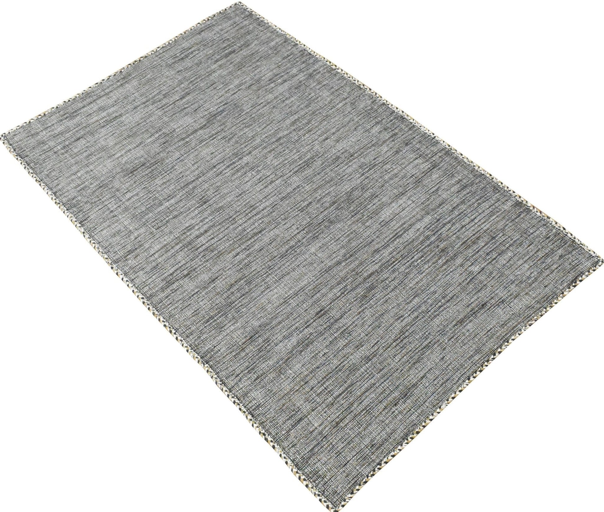 The Rug Decor Area Rug 5x8 Dhurrie Rug, Brown and Beige Plain Rug Dhurrie Rug, Brown and Beige Plain Rug