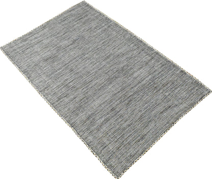 The Rug Decor Area Rug 5x8 Dhurrie Rug, Brown and Beige Plain Rug Dhurrie Rug, Brown and Beige Plain Rug