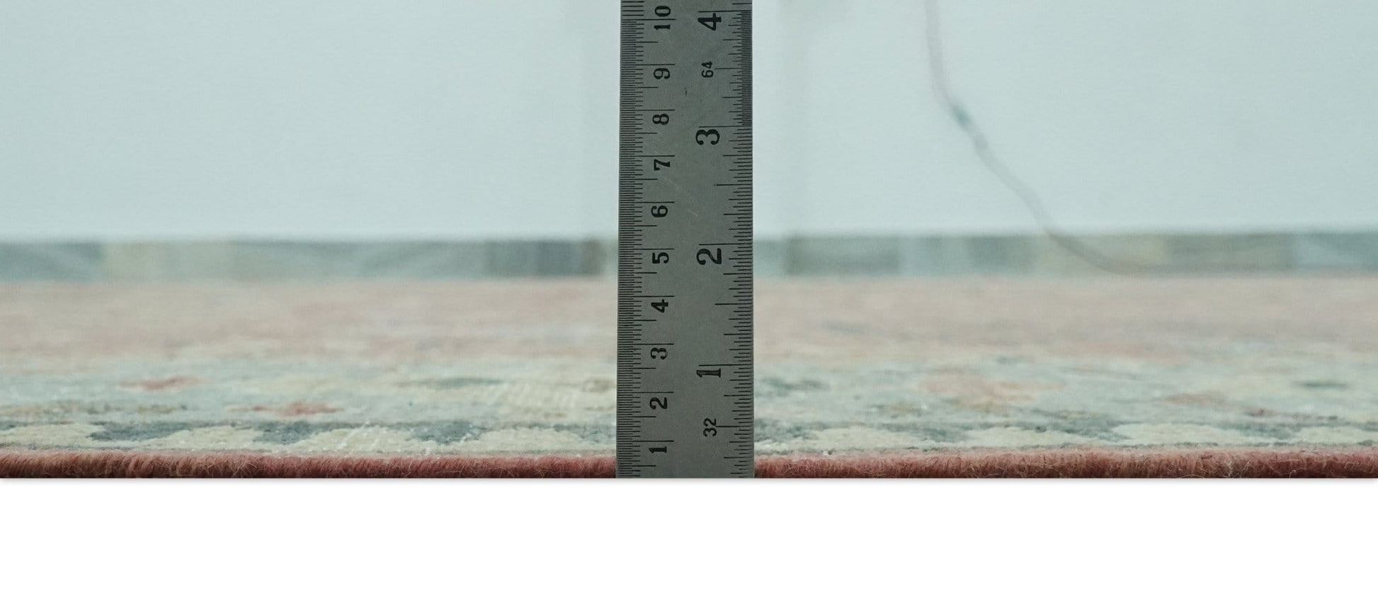 The Rug Decor Area Rug Distress Finished Tree of Life Hand Knotted Rust and Silver Custom Made Wool Rug Distress Finished Tree of Life Hand Knotted Rust and Silver Custom Made Wool Rug