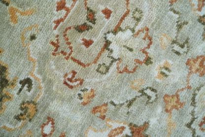 The Rug Decor Area Rug Hand Knotted Antique Peach and Beige Traditional Oushak Custom Made Wool Area Rug Hand Knotted Antique Peach and Beige Traditional Oushak Custom Made Wool Area Rug