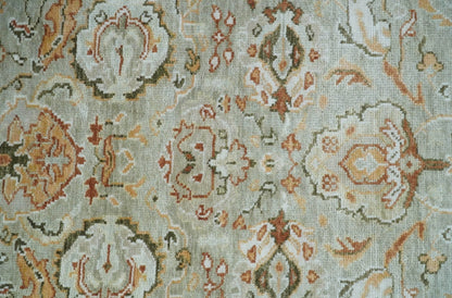 The Rug Decor Area Rug Hand Knotted Antique Peach and Beige Traditional Oushak Custom Made Wool Area Rug Hand Knotted Antique Peach and Beige Traditional Oushak Custom Made Wool Area Rug