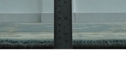 The Rug Decor Area Rug Hand Knotted Gray, Ivory and Beige Traditional Floral Custom Made wool rug Hand Knotted Gray, Ivory and Beige Traditional Floral Custom Made wool rug