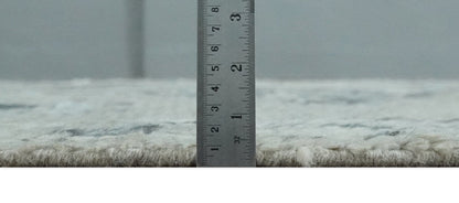 The Rug Decor Area Rug Hand Knotted Silver and Charcoal Traditional with Blended Custom Made Wool Rug Hand Knotted Silver and Charcoal Traditional with Blended Custom Made Wool Rug